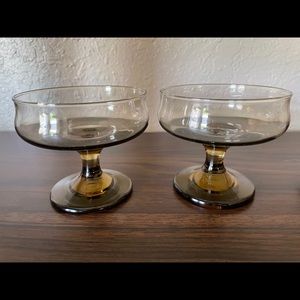Vintage coupe glasses